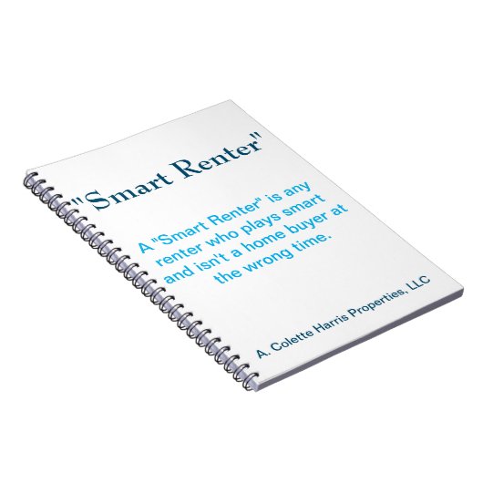 Smart Renter- Design 3 Notebook ノートブック (右側)