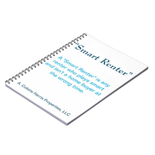 Smart Renter- Design 3 Notebook ノートブック (左側)