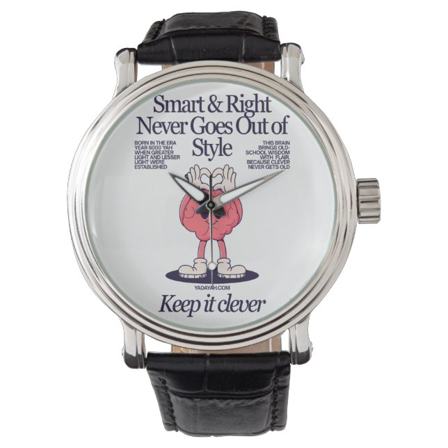 Smart & Right Yada Yahowah Watch 腕時計 (正面)