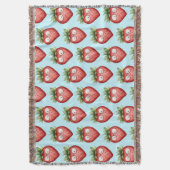 Smart Strawberry  スローブランケット (正面縦)