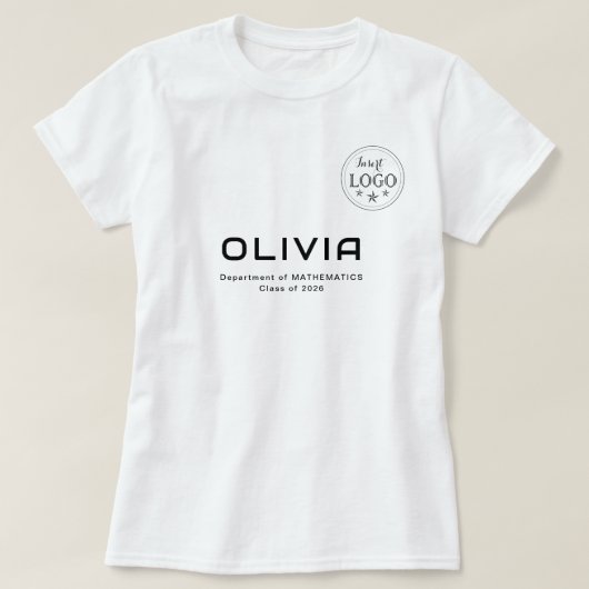 Smart Style Academic Tee with Informative Print Tシャツ (デザイン正面)