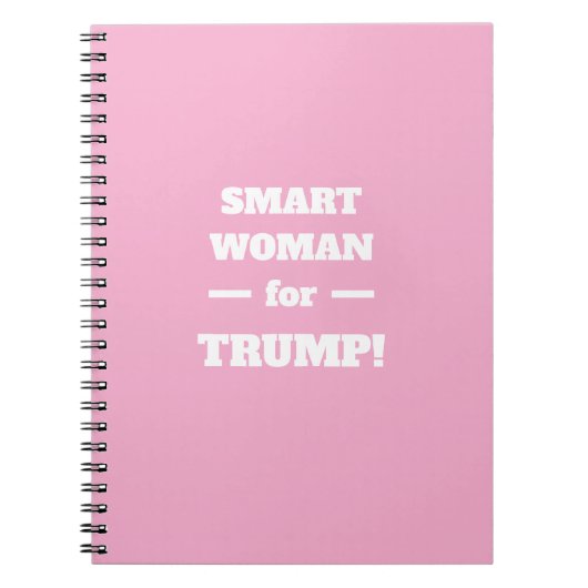 Smart woman for Trump ノートブック (正面)