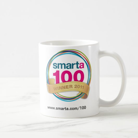 Smarta 100つの勝者のマグ コーヒーマグカップ (右)