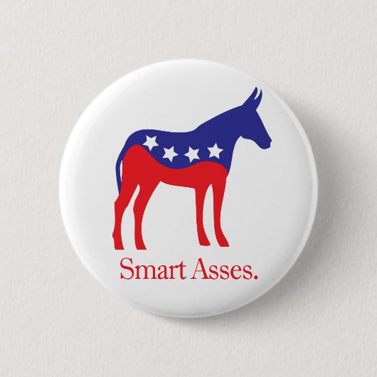 smartasses 缶バッジ (正面)