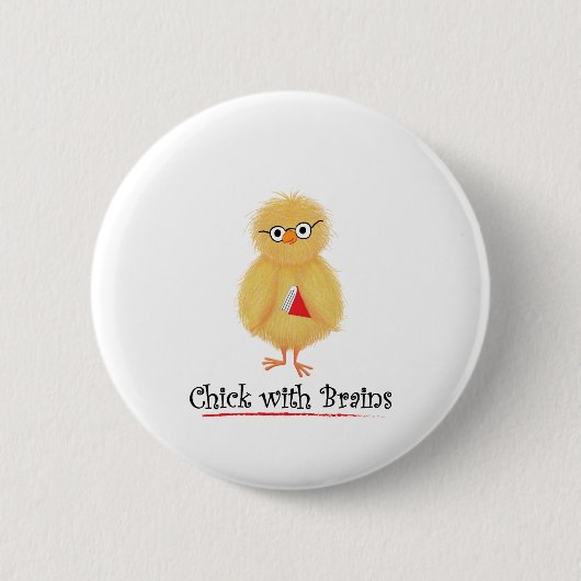 SmartChick 缶バッジ (正面)