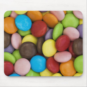 smartiesの背景のマウスのマット マウスパッド