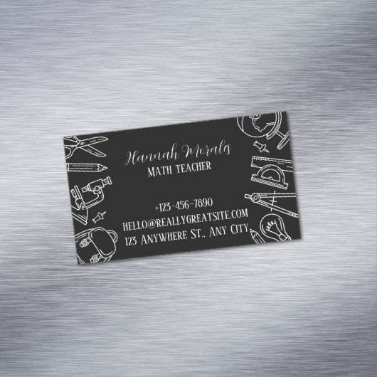 SmartMath Tutoring Services マグネット名刺 (インサイチュ)