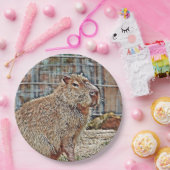 SmartMix動物 – カピバラ ペーパープレート (パーティー)