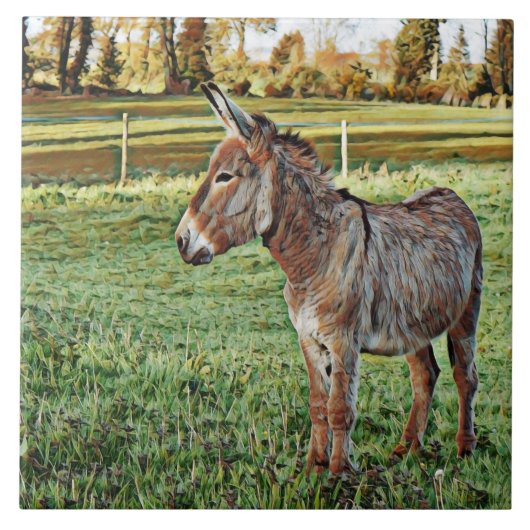 smartmix動物 – ロバ1 タイル (正面)