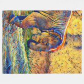 smartmix動物 – 象ベビー フリースブランケット (正面(横))