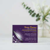 Smartphoneの鍵が開くか、または修理またはサービス業カード 名刺 (スタンド正面)