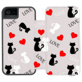 Smartphone case with cats incipio iPhoneウォレットケース (フォリオ Open)