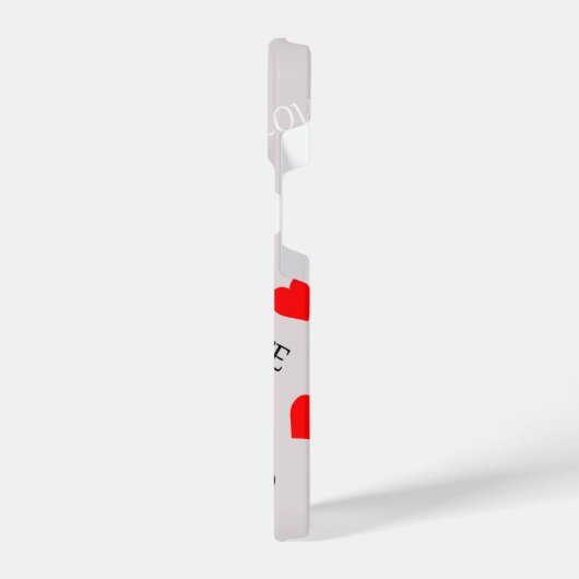 Smartphone case with cats iPhoneケース (左側面)