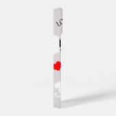 Smartphone case with cats iPhoneケース (右側面)