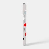 Smartphone case with cats iPhone 15ケース (左側面)