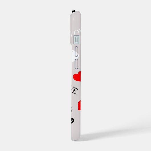 Smartphone case with cats iPhone 15ケース (左側面)