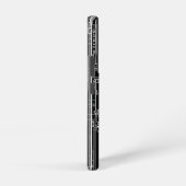 Smartphone Internal Schematic Blueprint Circuit Samsung Galaxyケース (右側面)