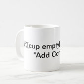 Smartsheetフォーミュラのコーヒーマグ コーヒーマグカップ (正面左)