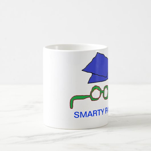 Smartyによっては卒業のマグが喘ぎます コーヒーマグカップ (中央)