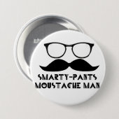 Smartyによっては髭の人Buttoneが喘ぎます 缶バッジ (正面&裏面)