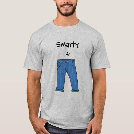 SmartyによってはTシャツが喘ぎます Tシャツ (正面)