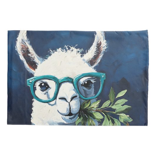Smarty Llama Chic 枕カバー (裏面)