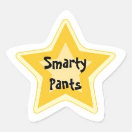 Smarty Pants – 皮肉な金ゴールドスター賞 星シール