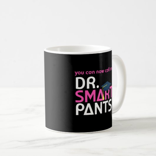 Smarty Pants PhD先生の博士課程の学生のコーヒー・マグ コーヒーマグカップ (正面右)