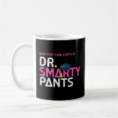 Smarty Pants PhD先生の博士課程の学生のコーヒー・マグ コーヒーマグカップ (左)