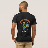 Smarty Pants Society レトロ鉛筆 Tシャツ (裏面フル)