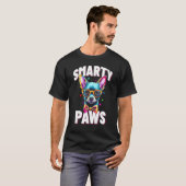 Smarty Paws   Chihuahua Dog Wearing Glasses Tシャツ (正面フル)