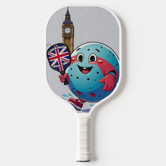 Smash at Big Ben - London Pickleballデザイン ピックルボールラケット (正面)