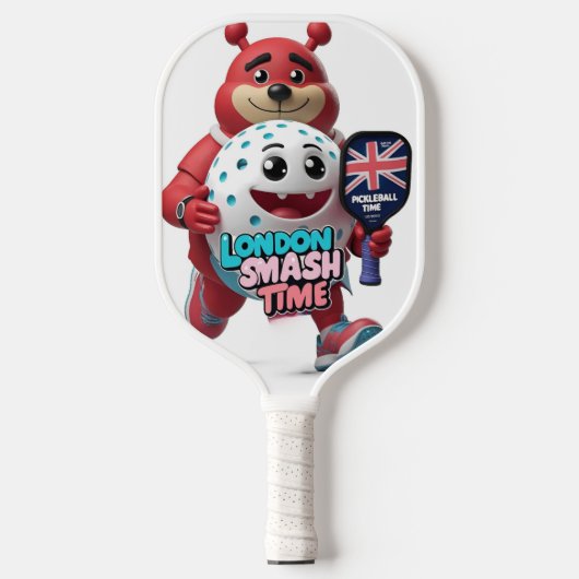 Smash at Big Ben - London Pickleballデザイン ピックルボールラケット (正面)