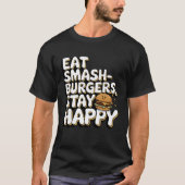Smash Burger Lover Grilled Cheeseburger Flat Top C Tシャツ (正面)