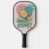 Smash in Sydney - Australia Pickleballデザイン ピックルボールラケット (裏面)