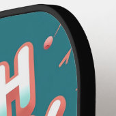 Smash in Sydney - Australia Pickleballデザイン ピックルボールラケット (左詳細)