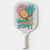 Smash in Sydney - Australia Pickleballデザイン ピックルボールラケット (裏面)