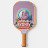 Smash in Sydney - Australia Pickleballデザイン ピックルボールラケット (裏面)