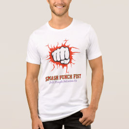 Smash Punch Fist – Bold Strength Motivation Art トライブレンドＴシャツ