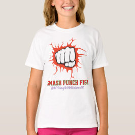 Smash Punch Fist – Bold Strength Motivation Art Tシャツ