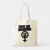 Smash the Patriarchy Tote bag トートバッグ (裏面)