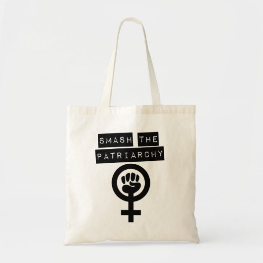 Smash the Patriarchy Tote bag トートバッグ (正面)