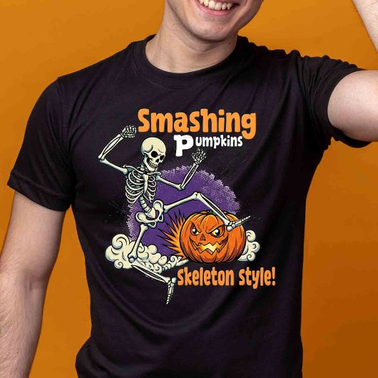 Smashing Pumpkins Orange Halloween Family Matching Tシャツ