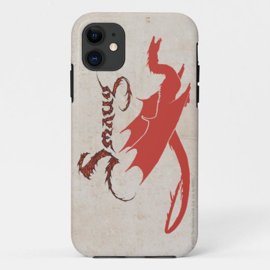 SMAUG™のシルエット及び名前 Case-Mate iPhoneケース (裏面)