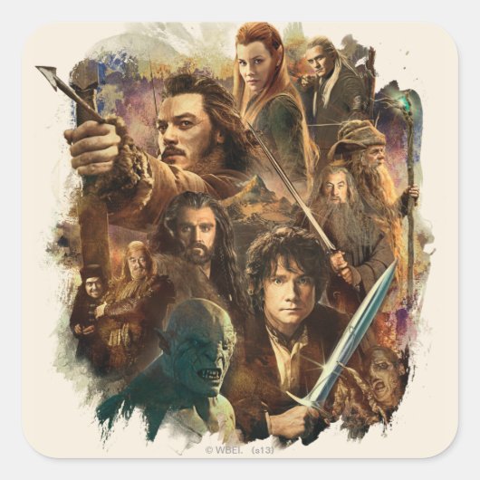 SMAUG™キャラクター スクエアシール (正面)