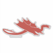 SMAUG™シルエット&名前2 シール (正面)