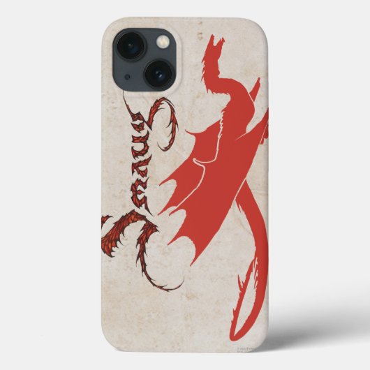 SMAUG™シルエット&名前 Case-Mate iPhoneケース (裏面)