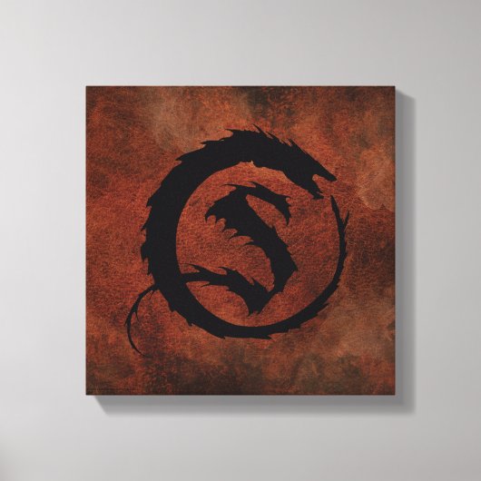 SMAUG™ロゴ キャンバスプリント (正面)