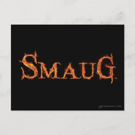 SMAUG™名のグラフィック ポストカード (正面)