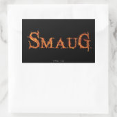 SMAUG™名前グラフィック 長方形シール (バッグ)